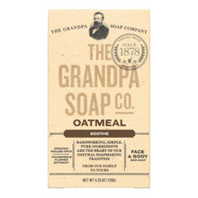 Grandpa Soap Bar Soap - Oatmeal - 4.25 Oz