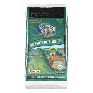 Lundberg Family Farms Organic California White Arborio Rice - Case Of 25 Lbs