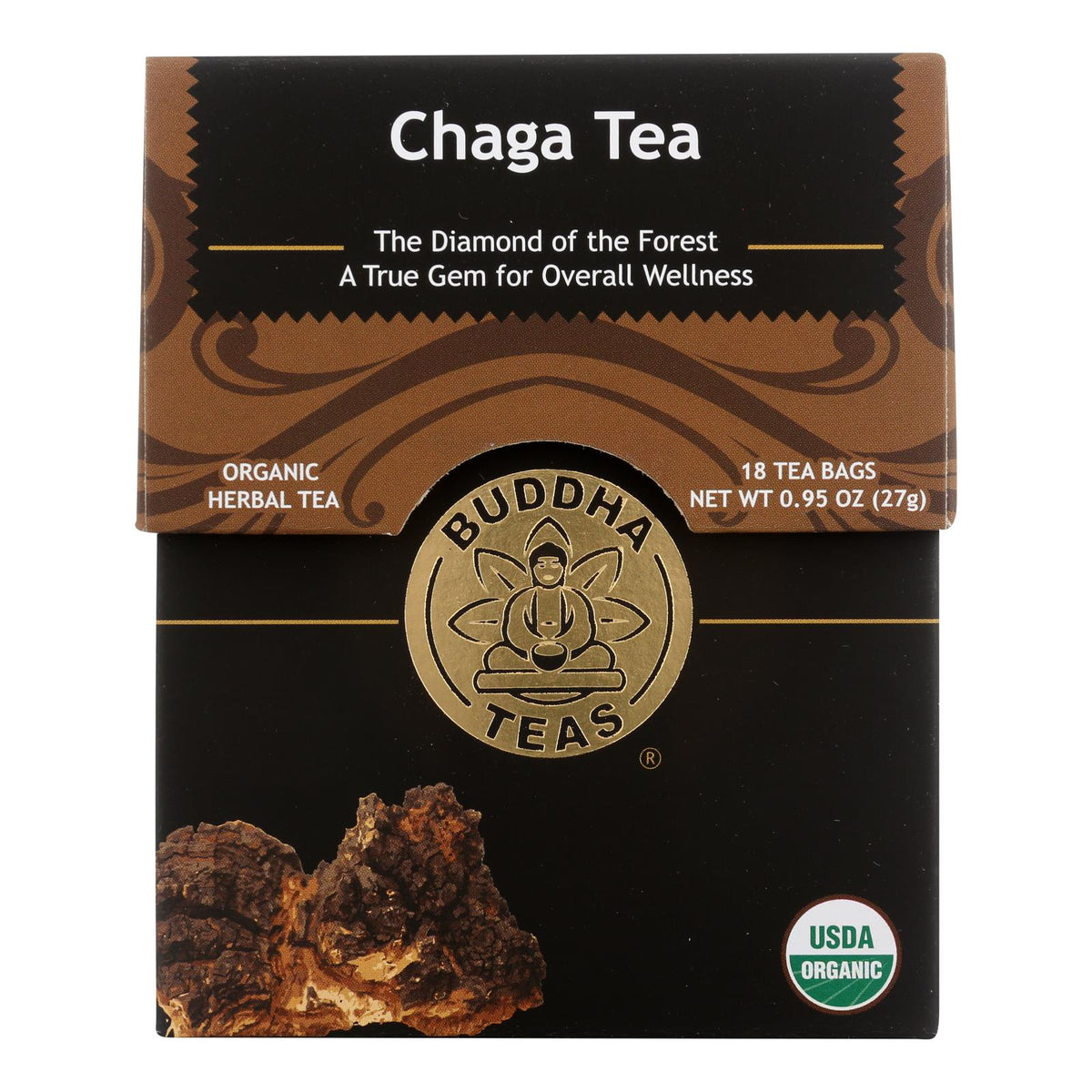 Buddha Teas - Tea Chaga - Case Of 6-18 Bag