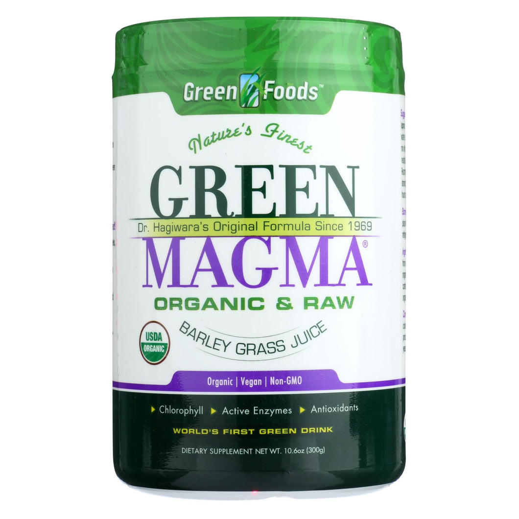 Green Foods Dr Hagiwara Green Magma Barley Grass Juice Powder - 10.6 Oz