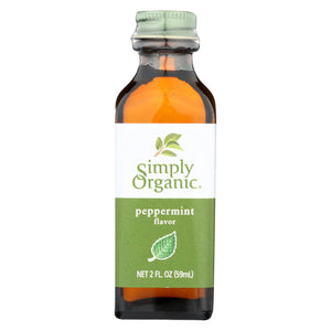 Simply Organic Peppermint Flavor - Organic - 2 Oz