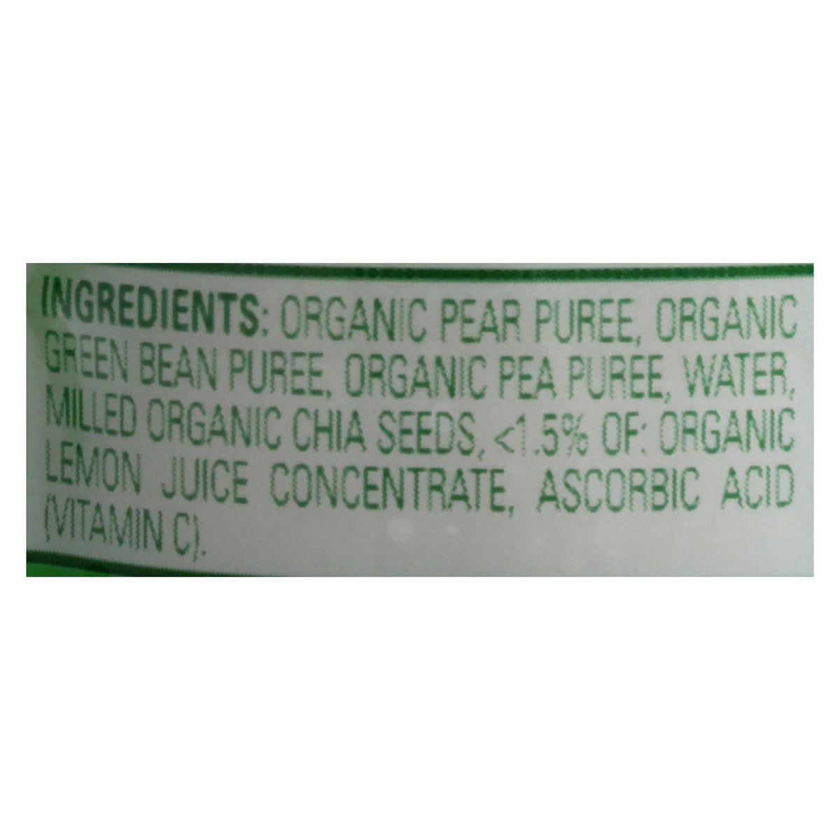 Happy Tot Toddler Food - Organic - Stage 4 - Green Beans Pear And Pea - 4.22 Oz - Case Of 16