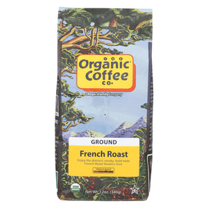 Organic Coffee Coffee - Organic - Ground - French Roast - 12 Oz - Case Of 6