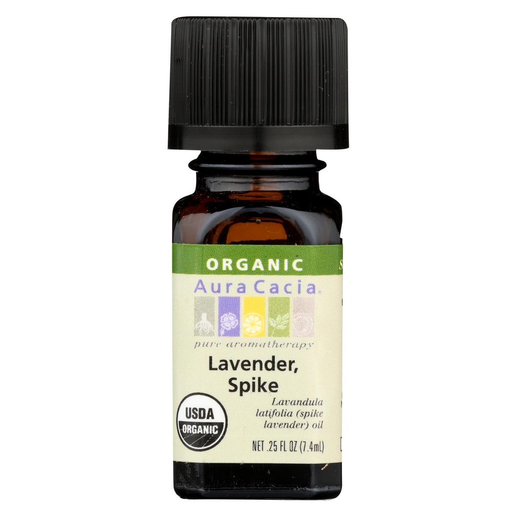 Aura Cacia - Organic Essential Oil - Lavender Spike - .25 Oz