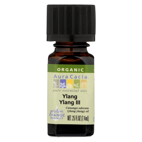 Aura Cacia - Organic Essential Oil - Ylang Ylang - .25 Oz