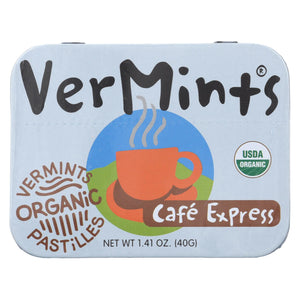 Vermints Pastilles - All Natural - Cafe Express - 1.41 Oz - Case Of 6