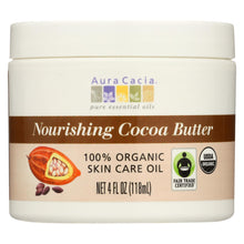 Aura Cacia - Organic Cocoa Butter - 4 Oz