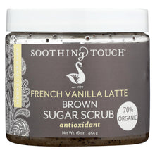 Soothing Touch Brown Sugar Scrub - French Vanilla Latte - 16 Oz