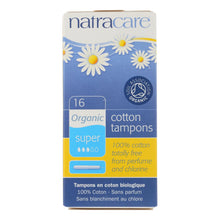 Natracare 100% Organic Cotton Tampons Super W-applicator - 16 Tampons