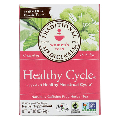 Traditional Medicinals Female Toner Herbal Tea - 16 Tea Bags - Case Of 6