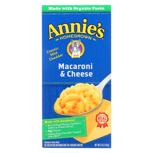 Annie's Homegrown Classic Macaroni And Cheese - Case Of 12 - 6 Oz.