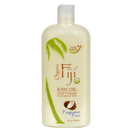 Organic Fiji Virgin Coconut Oil Fragrance Free - 12 Fl Oz