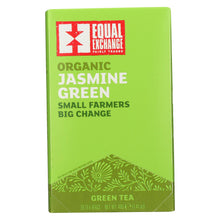 Equal Exchange Organic Jasmine Green Tea - Jasmine - Case Of 6 - 20 Bags