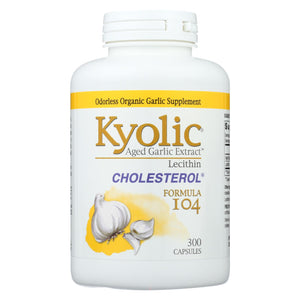 Kyolic - Aged Garlic Extract Cholesterol Formula 104 - 300 Capsules