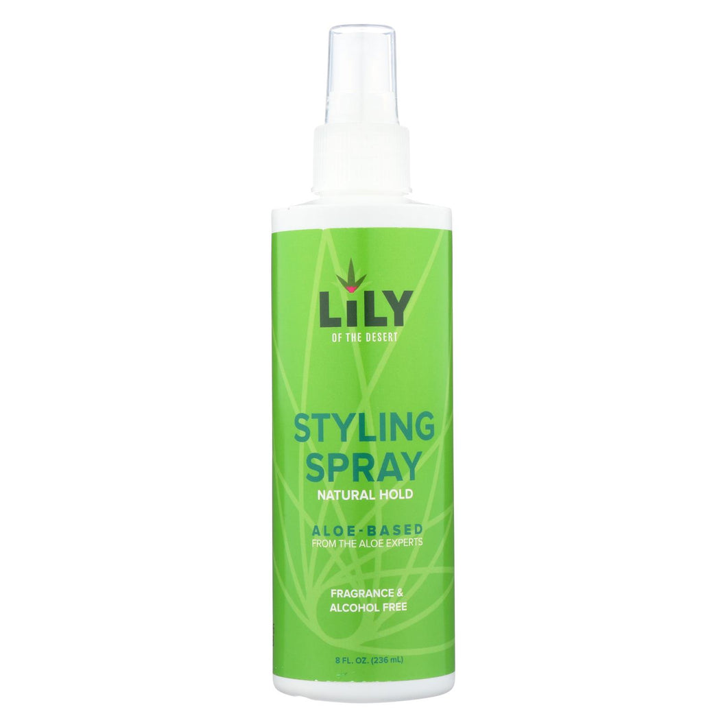 Lily Of The Desert - Styling Spray Natural Hold - Case Of 1 - 8 Fl Oz.