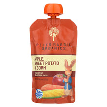 Peter Rabbit Organics Veggie Snacks - Sweet Potato Corn And Apple - Case Of 10 - 4.4 Oz.