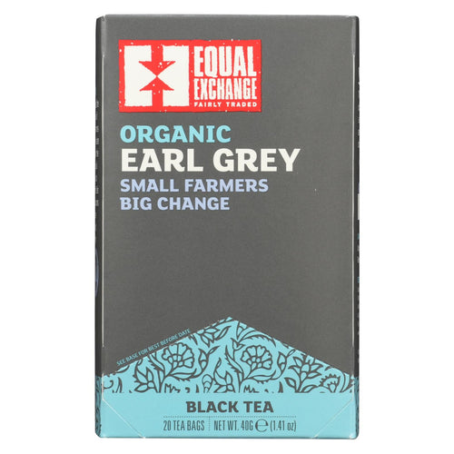 Equal Exchange Organic Earl Grey Tea - Grey Tea - Case Of 6 - 20 Bags