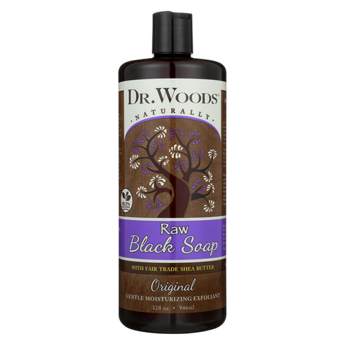 Dr. Woods Shea Vision Pure Black Soap With Organic Shea Butter - 32 Fl Oz