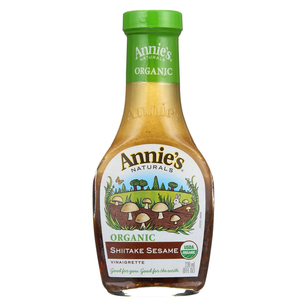 Annie's Naturals Vinaigrette Shiitake And Sesame - Case Of 6 - 8 Fl Oz.