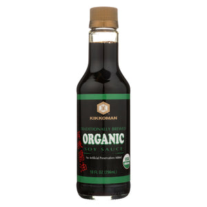 Kikkoman Soy Sauce - Tamari - Case Of 6 - 10 Fl Oz.