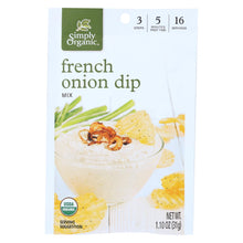 Simply Organic French Onion Dip Mix - Case Of 12 - 1.1 Oz.