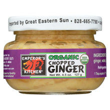 Emperors Kitchen Ginger - Organic - Chopped - 4.5 Oz - Case Of 12