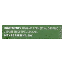 Real Foods Organic Corn Thins - Sesame - Case Of 6 - 5.3 Oz.