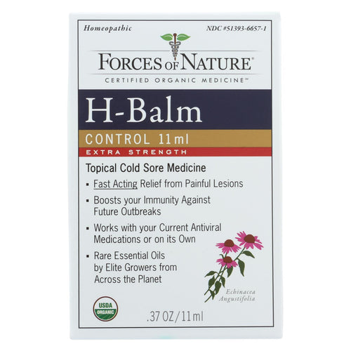 Forces Of Nature - Organic H-balm Daily Control - Extra Strength - 11 Ml