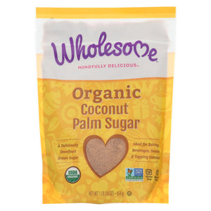 Wholesome Sweeteners Sugar - Organic - Coconut Palm - 16 Oz - Case Of 6