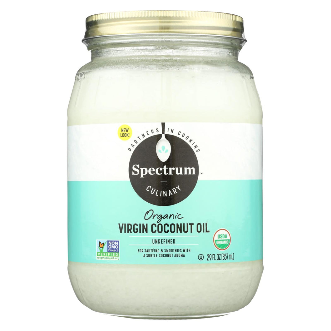 Spectrum Naturals Coconut Oil - Organic - Virgin - Unrefined - 29 Oz