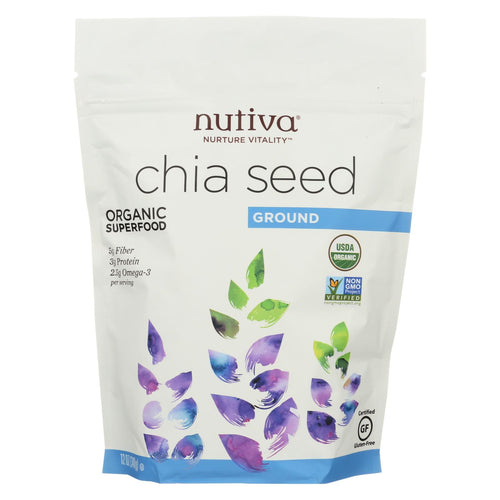 Nutiva Organic Milled Chia Seeds - 14 Oz