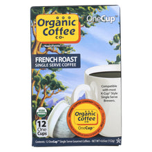 Organic Coffee Company Onecups - French Roast - Case Of 6 - 4.65 Oz.