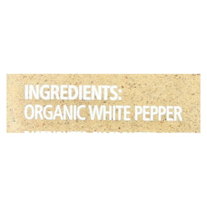 Simply Organic White Pepper - Case Of 6 - 2.86 Oz.