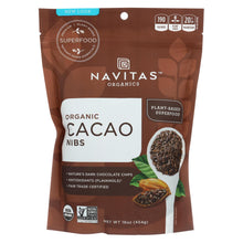 Navitas Naturals Cacao Nibs - Organic - Raw - 16 Oz - Case Of 6