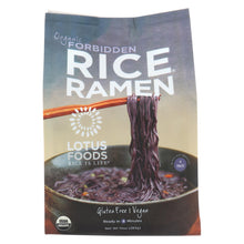 Lotus Foods Ramen - Organic - Forbidden Rice - 4 Ramen Cakes - 10 Oz - Case Of 6