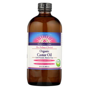 Heritage Store Herit Castor Oil - 16 Fl Oz