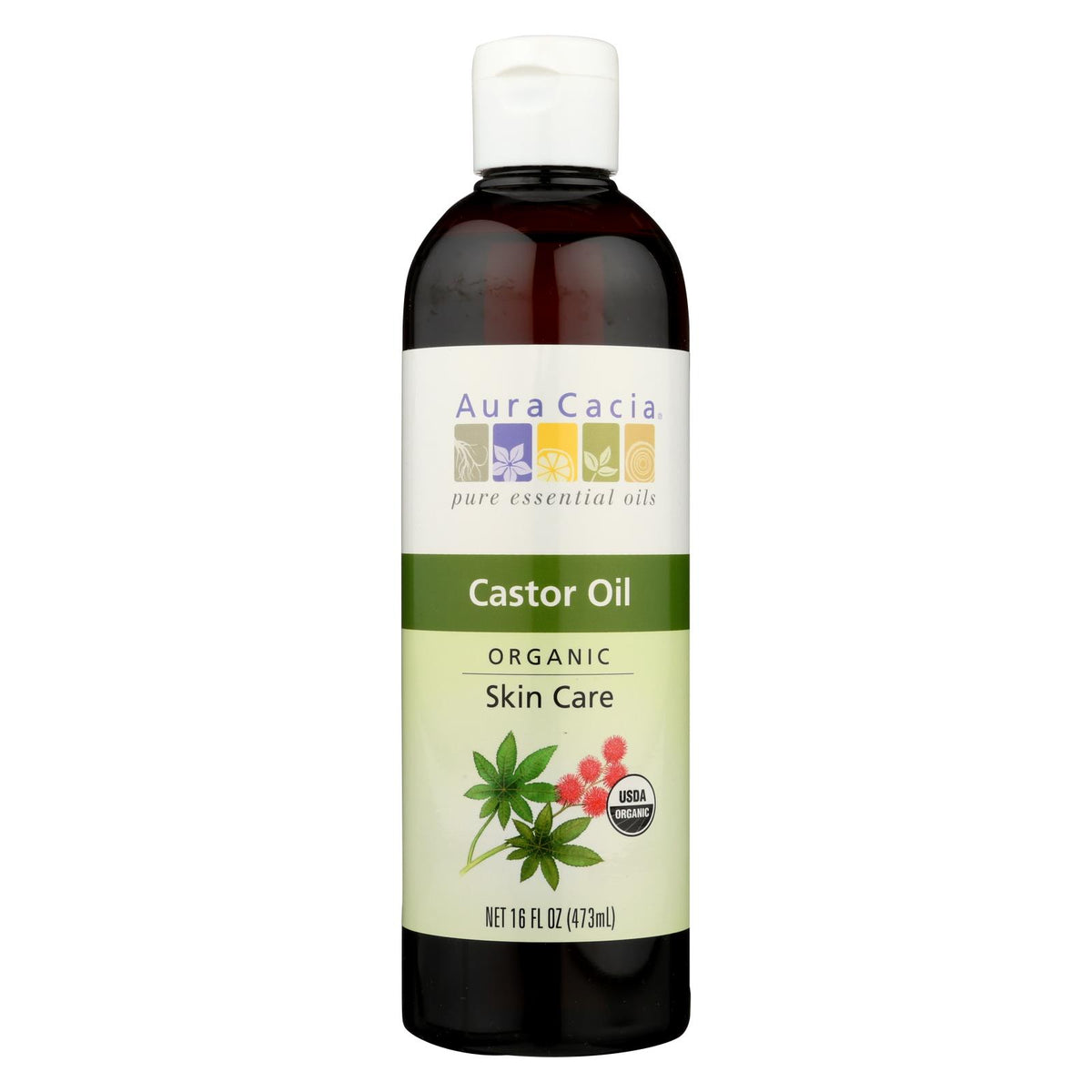 Aura Cacia - Skin Care Oil - Organic Castor Oil - 16 Fl Oz