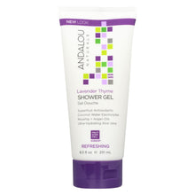 Andalou Naturals Shower Gel - Lavender Thyme Refreshing - 8.5 Fl Oz