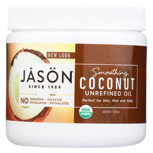 Jason Natural Products Coconut Oil - Organic - Virgin - 15 Fl Oz