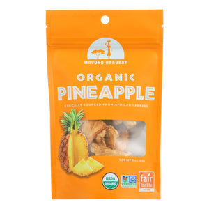 Mavuno Harvest Gluten - Free Dried Pineapple - Case Of 6 - 2 Oz.