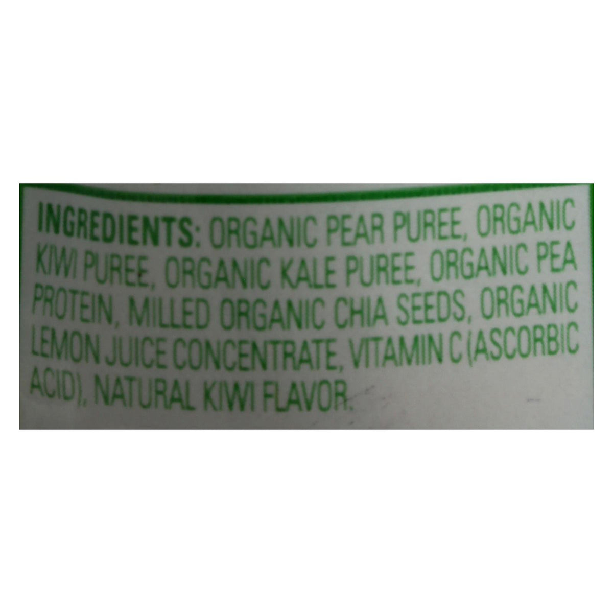 Happy Tot Toddler Food - Organic - Fiber And Protein - Stage 4 - Pear Kiwi And Kale - 4 Oz - Case Of 16