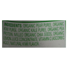 Happy Tot Toddler Food - Organic - Fiber And Protein - Stage 4 - Pear Kiwi And Kale - 4 Oz - Case Of 16
