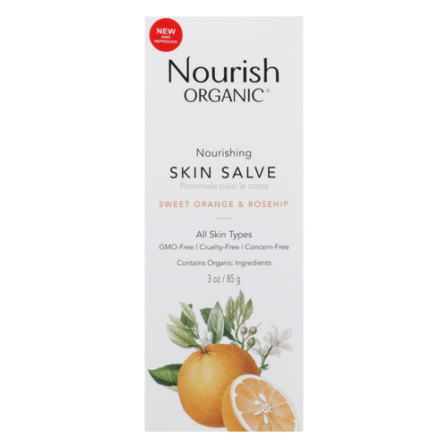 Nourish Organic Skin Solve - Organic - Sweet Orange And Rosehip - 3oz