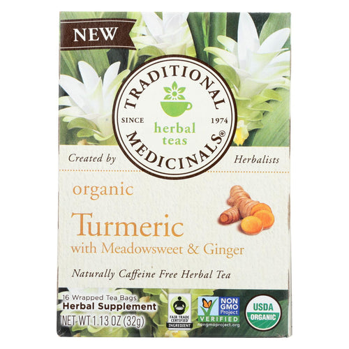 Traditional Medicinals Organic Herbal Tea - Ginger - Case Of 6 - 16 Count