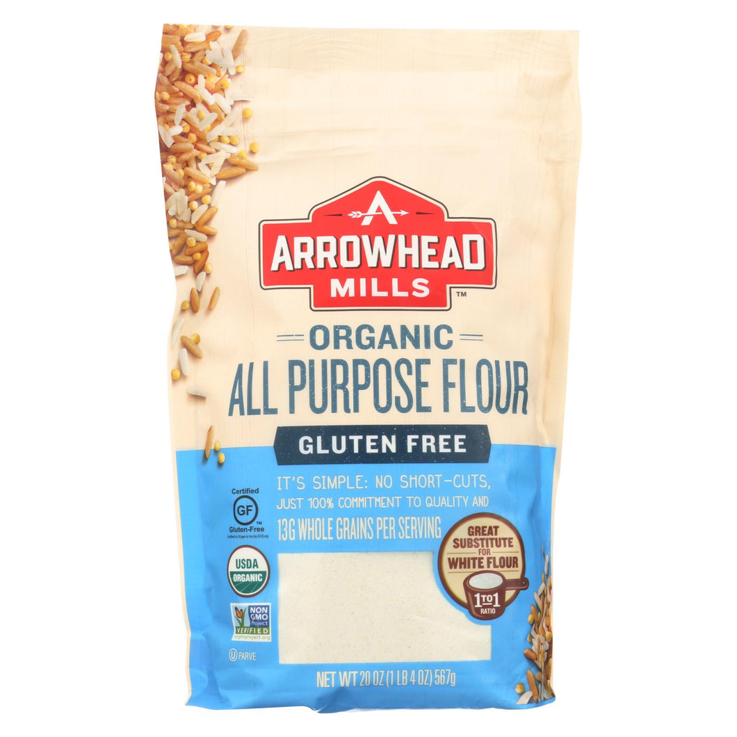 Arrowhead Mills - Organic Flour - All Purpose - Case Of 6 - 20 Oz