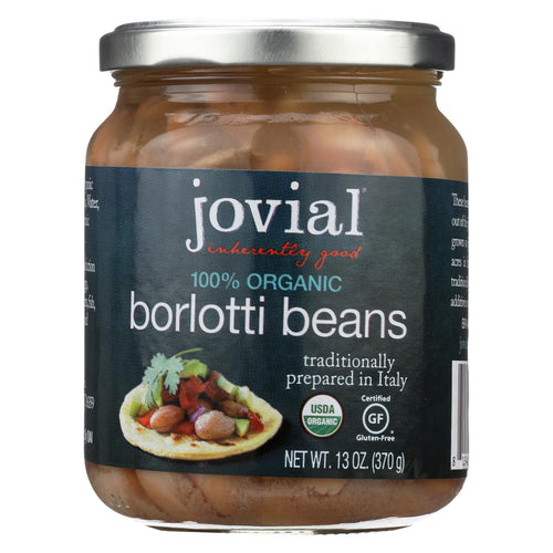 Jovial - 100 Percent Organic Borlotti Beans - Case Of 6 - 13 Oz