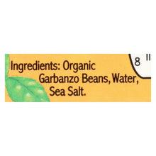 Jack's Quality Organic Garbanzo Beans - Low Sodium - Case Of 8 - 13.4 Oz