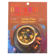 Mike's Organic Curry Love - Organic Curry Paste - Yellow Thai - Case Of 6 - 2.8 Oz.