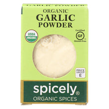 Spicely Organics - Organic Garlic Powder - Case Of 6 - 0.4 Oz.