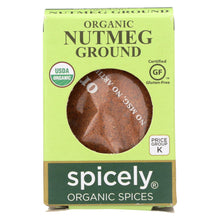 Spicely Organics - Organic Nutmeg - Ground - Case Of 6 - 0.4 Oz.